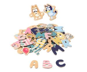 Micki Bluey Magnetic Letters and Numbers Set - Educational Magnetic Toy for Kids Includes Cartoon Characters Perfect for Ages 3+ Colourful and Safe Materials