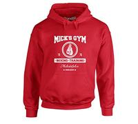 Mick's Gym, Philadelphia, Adults Hoodie - Red/White XL