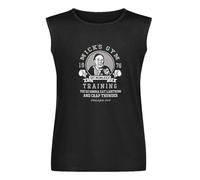 Mick's Gymboxer Boxing Gloves Rocky Film Movie Vest Tank T-Shirt Men's Black Unisex Sleeveless Tops Tee S