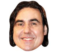 Micky Flanagan (Smile) Celebrity Mask, Flat Card Face, Fancy Dress Mask