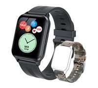 MicLee Smart Bluetooth Watch Fitness Wristband, Women Men multifunction sports watch activity tracker, 1.69-inch screen, waterproof, silicone and canvas straps, Compatible Android iPhone Smartphone