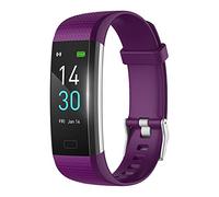 MicLee Women's Men's Smart Watch Fitness Wristband, Bluetooth Activity Tracker, Waterproof IP68, multi-language settings, USB portable charging, Sports watch, for iOS and Android, silicone wristband