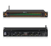 MICNAUX Equalizer for Home Stereo Audio System, Professional 31-Band Graphic Equalizer Rack Mount Music Digital EQ Studio Equalization with Spectrum Analyzer Display & Noise Reduction