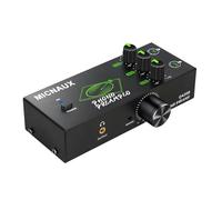 MICNAUX Phono Preamp for Turntable, Mini Hi-Fi Preamplifier with 3 Band EQ for MM & MC Cartridges, 5-pin XLR Input/Output for Vinyl Record Player, Phonograph, Active Speakers, Audio Mixer - 12V DC