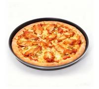 mico dingker 31.5 cm Microwave Crisper Pan - Universal Browning Plate for Reheating Frozen Pizza, Chicken Nuggets, French Toast & More - Microwave Cookware for Crispy Results