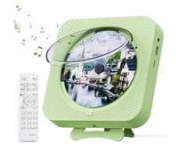 MICOCIOUS Portable CD Player with Bluetooth Computer CD Player for Home Music CD Player with Remote Control, Timer, Built-in Dual Speakers with LED Display, Audio for Home, Boombox, FM Radio