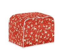 Micoklinlin Cover for 4 Slice Double Slot Toaster with Bag, Cute Toaster Cover for Kitchen, Toaster Accessories, Protective Cover for Most 4 Extra Wide Toast Slots