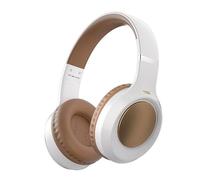 Micool Foldable Over Ear Headphones Bluetooth 6.0-25H Battery, Retro Noise Cancelling & Hi-Fi Sound | IPX4 Waterproof & Protein Leather Earmuffs