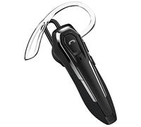 Micool Trucker Bluetooth Headset, Noise Cancelling Single Ear Earpiece, 30H Talking Time, Hands Free Bluetooth Earpiece for Cell Phone (BLACK)
