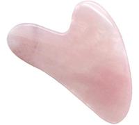 Micoowin Gua Sha Board - Guasha Massage Stone for the Skin Anti-Aging, Rose Quartz Guasha Scraping Tool for Face Neck Body