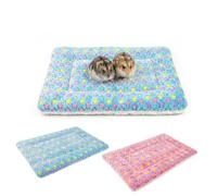 MICOOYO Guinea Pig Bed Mat 2 PCS, Washable Small Animal Bed, Waterproof Pet Cushion Mat for Bunny Squirrel Hamster Crate Mats(32x25cm)