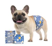 MICOOYO Male Dog Diapers, Disposable Male Dog Wraps with Wetness Indicator, Super Absorbent | Leak Proof Doggie Diapers for Incontinence, Marking, Puppy Training, M,18-25-inch Waist, 20 Counts