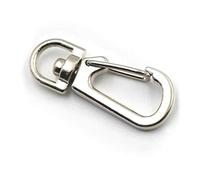 micoshop 50 PCS Metal SWIVEL TRIGGER Clips SNAP HOOK Clasps Lobster for Bags Handbag Straps Leather Craft Hardware (3/4" 19MM)
