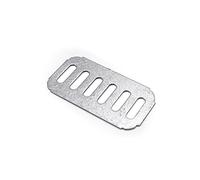 micoshop 50 Pcs Washer Sheet for Nailhead Purse Handbag Feet Magnetic Snap Case Catch Tuck Lock 6 hole