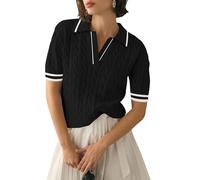 Micoson Women V Neck V Neck Short Sleeve Lightweight Sweater Casual Clothing Summer 2025