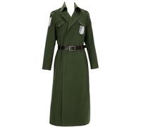 Micotaku Attack On Titan Officially Licensed Survey Corps Trench Coat Cosplay Costume