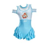 Micotaku Officially Licensed Winx Club Bloom Women's Bodysuit with Ruffled Hem