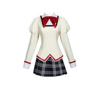 Micotaku Puella Magi Madoka Magica Cosplay School Uniform Set with 5 Character Headpieces, Character Archetypes, Large