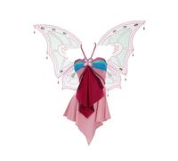 Micotaku Winx Club Enchantix Flora Women's Cosplay Costume with Wings