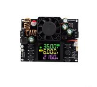 Micpointik 216W Adjustable DC Power Supply 0-36V for 6a with MPPT Solar Charging, Color LCD Display for CNC Lab Testing, XY3606B Step-Up Down Regulator