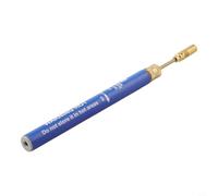 Micpointik Butane Gas Soldering Iron Wireless Refillable with Variable Flame Control for Jewellery Repair, Electronics, DIY, Hobby, Blue, 1 Piece Micro Tweezer Burner