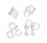 Micpointik Camera Lens Dust Cover Set of 4 ABS Transparent 6 to Pro Max Precise Protection from Dirt Scratches for Repair and Everyday Use Lightweight C-shaped Design