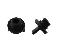 Micpointik Drain Plug for SPS25 SPS50 SPS75 SPS100 Circulation Pump Robust ABS with O-Ring Seal Easy Assembly Replacement Part Swimming Pool Accessories Black 1 or 2 Pieces (2 Pieces)