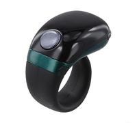 Micpointik Electronic Digital Counting Ring with LCD Display, Type-C Charging Port and Self-Locking, Precise Hand Counter with Adjustable Size for Fingers 18-22 mm, Green