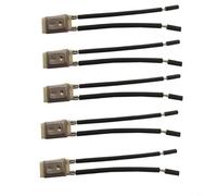 Micpointik Pack of 5 KSD9700 Series 17AM Motor Thermostat Closer Bimetal Thermostat for Fluorescent Lamp Ballasts, Car Engines and Electric Blankets, 250V 5A (17AM031-120C)