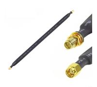 Micpointik RP-SMA Extension Cable Flat 30 cm for Ultra Low Loss 50 Ohm for Helium Hotspot Miner for Nebra for Rak V2 for Bobcat for Sensecap M1 for Lorawan IoT Antenna Indoor Outdoor Door Feed-Through