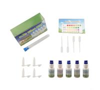 Micpointik Soil Test Set, 10 ml, NPK pH Measuring Kit for Horticulture and Agriculture, Quick Test Liquid for Analysis of Nitrogen, Phosphorus, Potassium