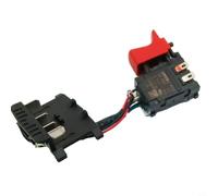 Micpointik Switch 2607202330 for GSB180-LI GSR180-LI Cordless Drill Replacement Part 18V 20A Plastic Metal Black Trigger Switch