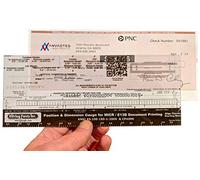 MICR Check Position Gauge