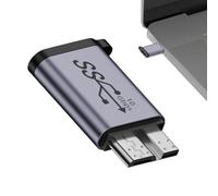 micr0-USB to USB 3.0 Adapter | Quick Type C to Micr0-B Cable Adapter, Micr0-B to USB C 3.0 Adapter for USB C Hard Drive Cable Adapter, USB Adapter for External Hard Drive