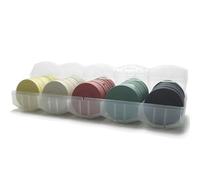 MICREEN 100 Pcs Plastic Colorful Counters, Learning Math Counting Chips Set with Storage Box, Poker Chips for Bingo Card Blackjack Games Homes Parties Texas Hold Poker