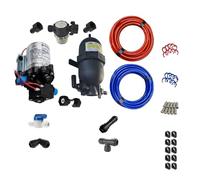 Micro 12mm Pushfit Plumbing Bundle 12v Water Pump Shurflo Campervan Motorhome (Shurflo 12v 10ltr 30psi)