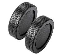 Micro 4/3 Body Cap and Lens Rear Cap Cover Replacement Set for Olympus/Panasonic M4/3 Cameras and Lens,2 Sets