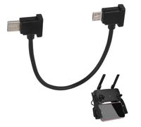 Micro AB to Type C Drone Adapter Cable, OTG Data Cable, Type C to Micro USB Cable for Mini SE, Mini, 2 Pro, 2 Zoom, Pro Platinum Remote Controllers with Right-Angle USB C Connector, Total length 15cm