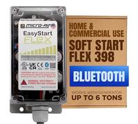 MICRO-AIR EasyStart Flex 398 - Bluetooth Soft Start Kit for Home Air Conditioner, RV & Commercial Use, Works with Generators, Reduces Power Surge, Efficient Start-Up - Up to 6 Tons