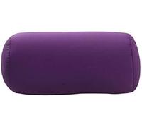 Micro Bead Roll Pillow Cushion Bolster Microbead Lumbar Support Pillow Neck Back Support Cushions for Travel Sleeping Bath Bed Massage Yoga Foot Leg-Rests Purple