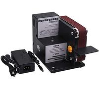 Micro Belt Sander - Mini Electric Grinding Machine for DIY Sharpening and Bench Use, Fixed Angle System, Compact Design for Precision Work