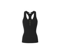 Micro-braided Knit Top - female - Elisabetta Franchi - Sleeveless Tops - Black - S - Tops S
