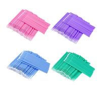 Micro Brushes Eyelash Swabs Applicator Mascara Wands Brushes for Eyelash Remover Extension Makeup Dental 400Pcs
