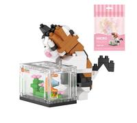 Micro Building Blocks Model Cat, 160+PCS Creative Assembly Animal Small Particles Building Blocks Set for Desktop Display & Home Decoration, for Adults and Youth