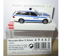 Micro Busch Ho 1/87 Mercedes-Benz E-Klasse T THW Scientific Police #49463 Box