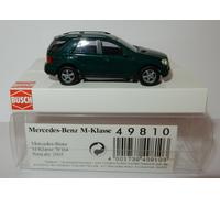 Micro Busch HO 1/87 Mercedes-Benz M-Klasse W164 2005 Dark Green #49810 In Box