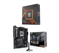 Micro Center AMD 9600X Processor with ASUS TUF GAM B850-E WiFi Motherboard | CPU Motherboard Combo, AM5, DDR5, PCIe 5.0, Wi-Fi 6E, 2.5Gb Ethernet, DisplayPort, HDMI, USB 20Gbps Type-C BIOS FlashBack