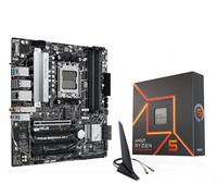 Micro Center AMD Ryzen 5 9600X CPU Processor Bundle with ASUS Prime B650M-A AX II Micro ATX Motherboard (DDR5, PCIe 5.0, Wi-Fi 6, USB 3.2 Gen 2)