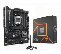 Micro Center AMD Ryzen 7 7700X CPU Processor with ASUS TUF Gaming B850-PLUS WiFi AM5 ATX Motherboard (DDR5, PCIe 5.0, 3X M.2, Wi-Fi 7, USB 20Gbps Type-C)