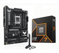 Micro Center AMD Ryzen 7 9700X CPU Processor with ASUS TUF Gaming B850-PLUS WiFi AM5 ATX Motherboard (DDR5, PCIe 5.0, 3X M.2, Wi-Fi 7, USB 20Gbps Type-C)